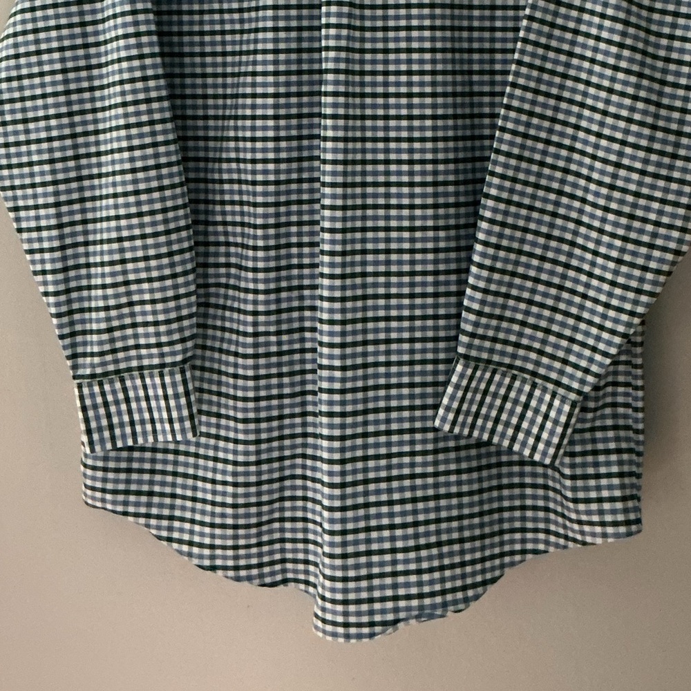 STRAFFORD TRAVEL WRINKLE FREE OXFORD LONG SLEEVE BUTTON DOWN SHIRT - Picture 5 of 6